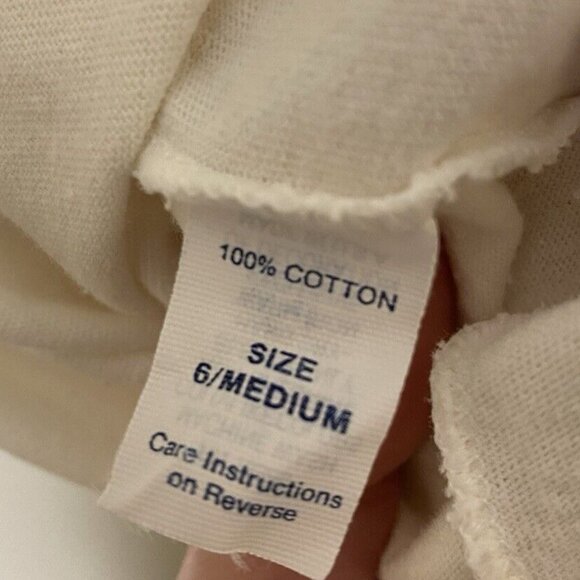 Vintage Ivory Embroidered Cami Tank Top Size M Made in USA - Picture 5 of 7